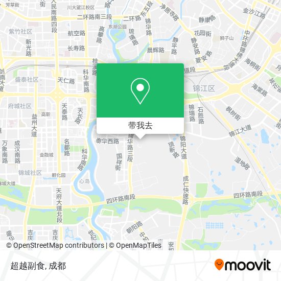 超越副食地图