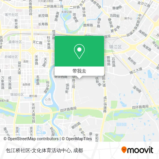 包江桥社区-文化体育活动中心地图