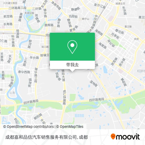 成都嘉和品信汽车销售服务有限公司地图