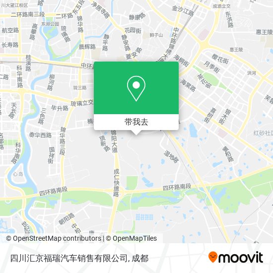 四川汇京福瑞汽车销售有限公司地图