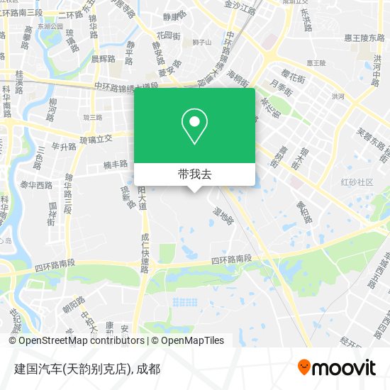 建国汽车(天韵别克店)地图