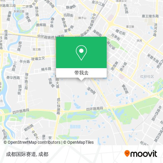 成都国际赛道地图