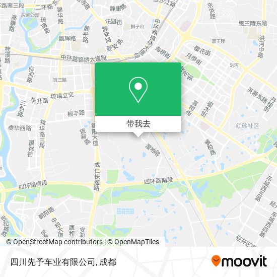 四川先予车业有限公司地图