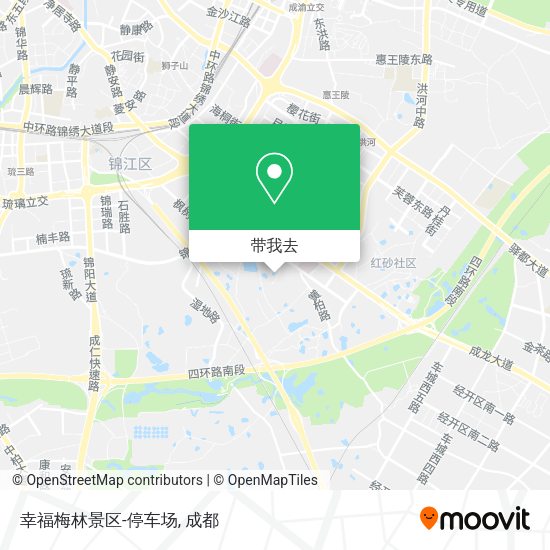 幸福梅林景区-停车场地图