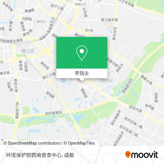 环境保护部西南督查中心地图