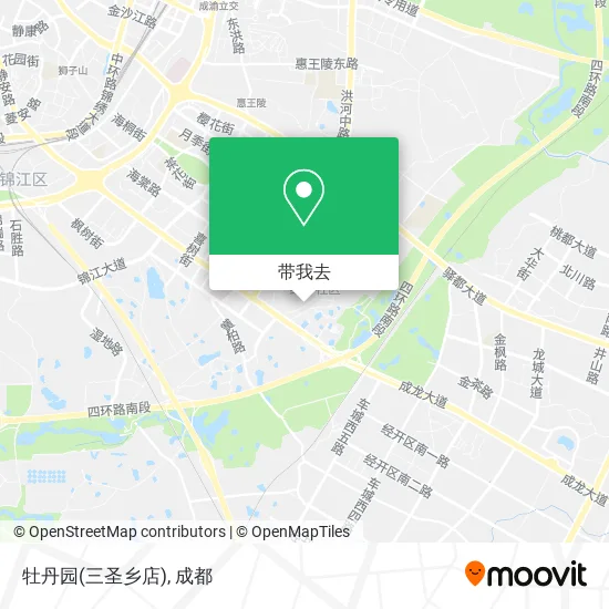 牡丹园(三圣乡店)地图