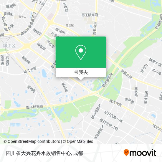 四川省大兴花卉水族销售中心地图