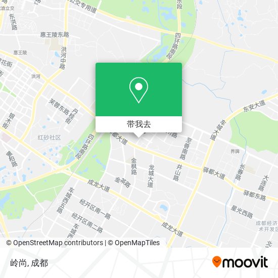 岭尚地图
