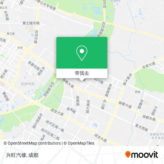 兴旺汽修地图