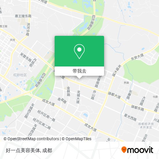 好一点美容美体地图