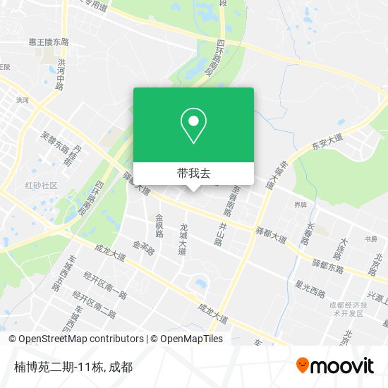 楠博苑二期-11栋地图