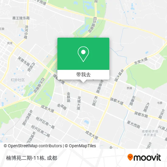 楠博苑二期-11栋地图