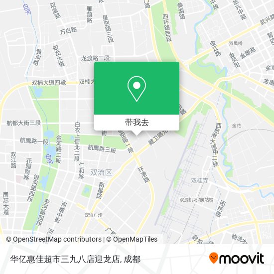 华亿惠佳超市三九八店迎龙店地图