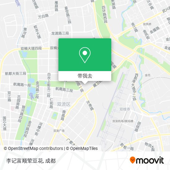 李记富顺荤豆花地图