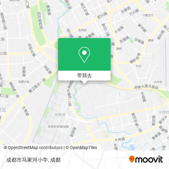 成都市马家河小学地图
