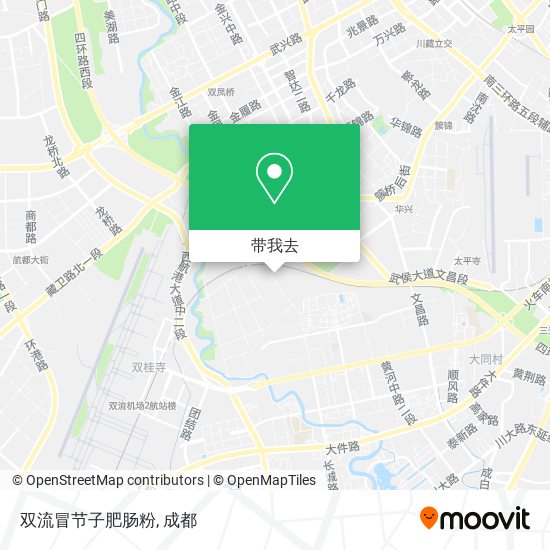双流冒节子肥肠粉地图