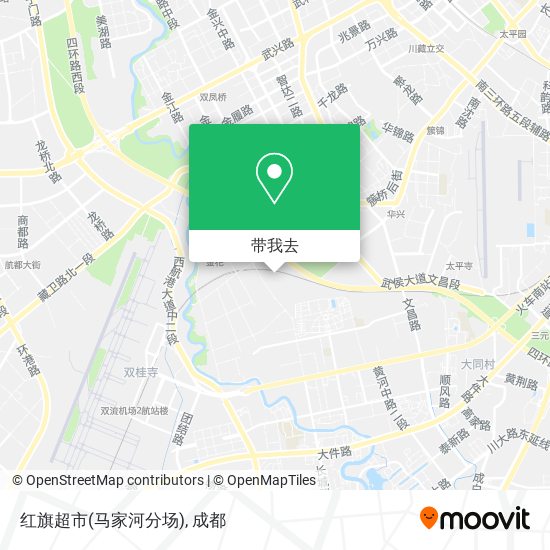 红旗超市(马家河分场)地图