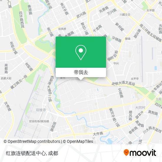 红旗连锁配送中心地图