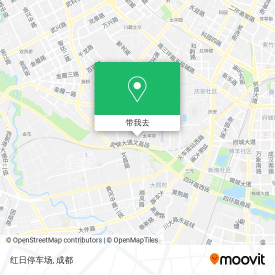 红日停车场地图