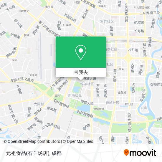 元祖食品(石羊场店)地图