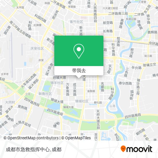 成都市急救指挥中心地图