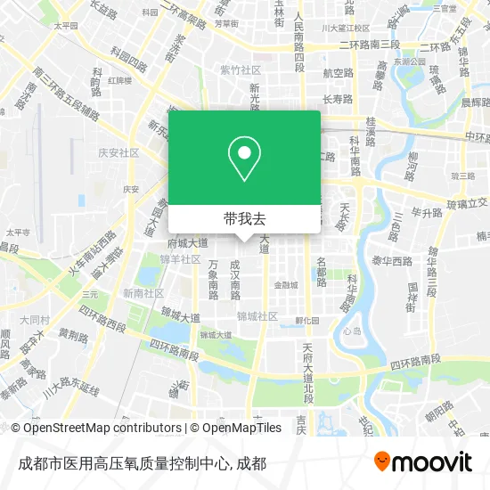 成都市医用高压氧质量控制中心地图