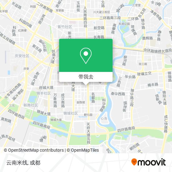 云南米线地图