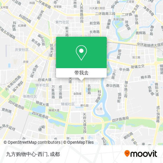 九方购物中心-西门地图