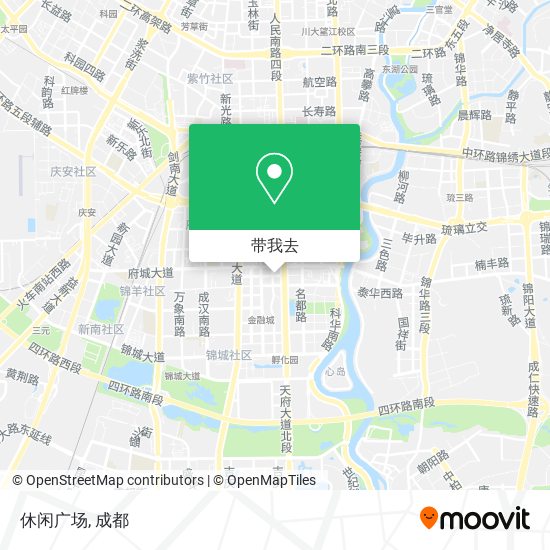 休闲广场地图
