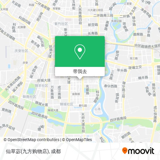 仙草宓(九方购物店)地图