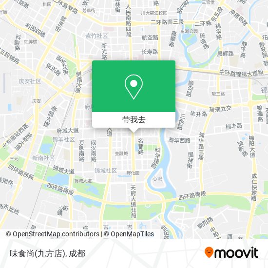 味食尚(九方店)地图