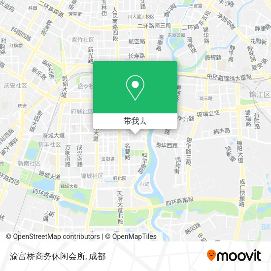 渝富桥商务休闲会所地图