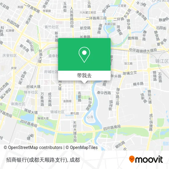 招商银行(成都天顺路支行)地图