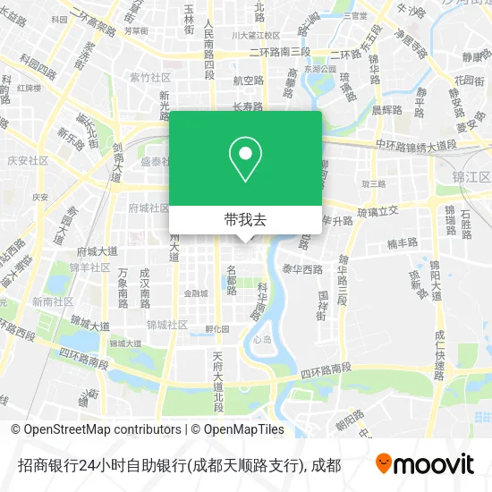 招商银行24小时自助银行(成都天顺路支行)地图