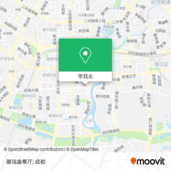 馨瑞鑫餐厅地图