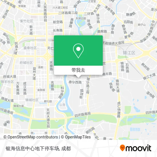 银海信息中心地下停车场地图