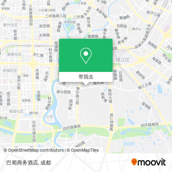 巴蜀商务酒店地图