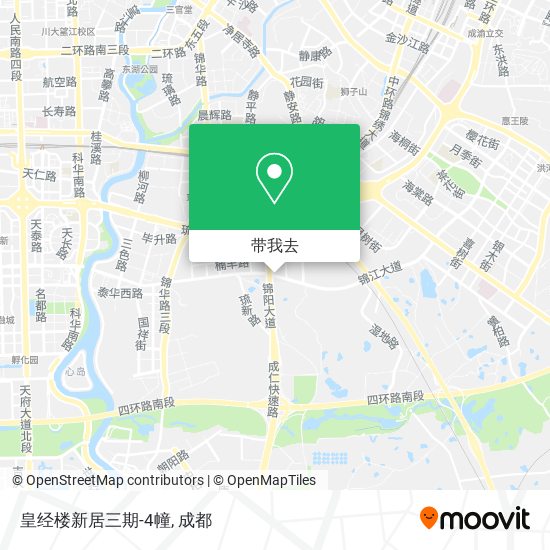 皇经楼新居三期-4幢地图