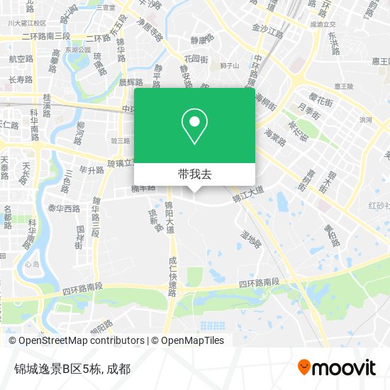 锦城逸景B区5栋地图
