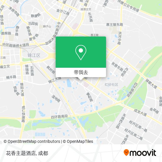 花香主题酒店地图