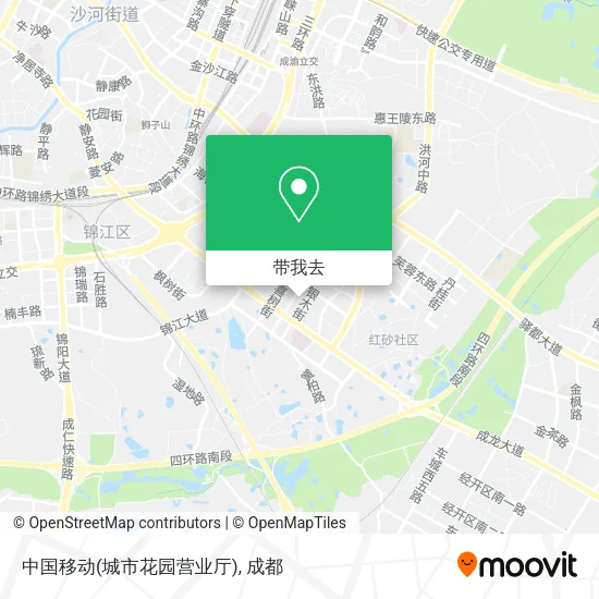 中国移动(城市花园营业厅)地图
