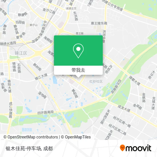 银木佳苑-停车场地图