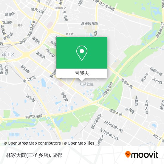 林家大院(三圣乡店)地图