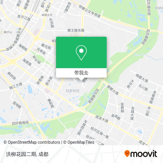 洪柳花园二期地图