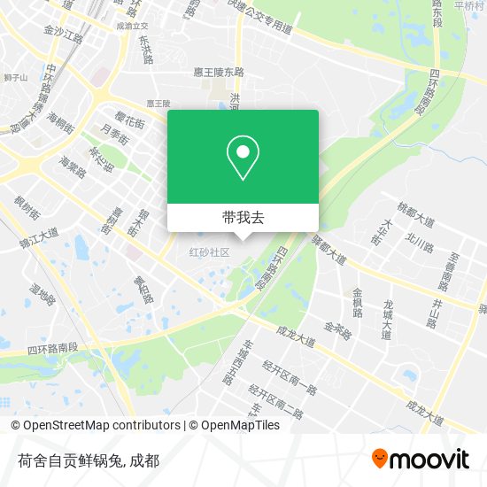 荷舍自贡鲜锅兔地图
