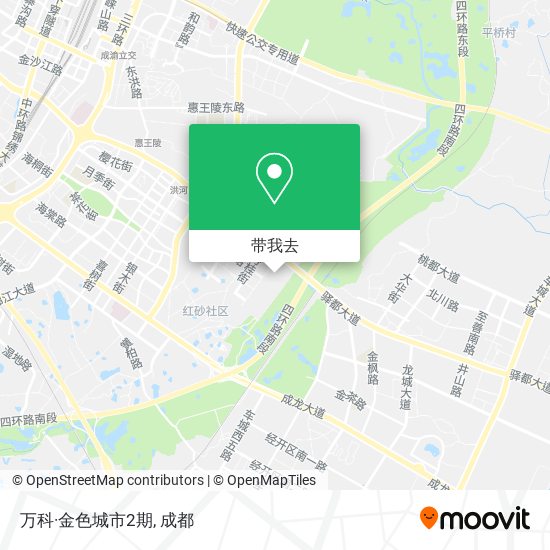 万科·金色城市2期地图