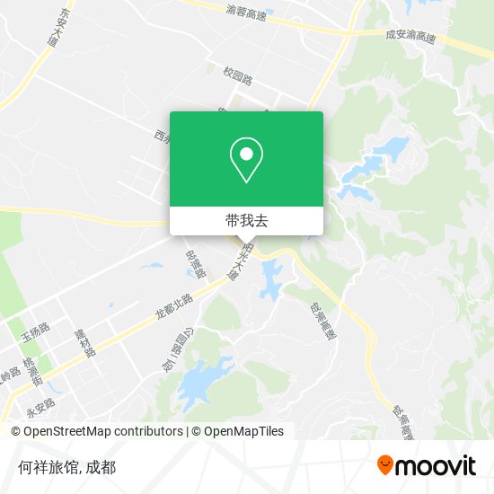何祥旅馆地图