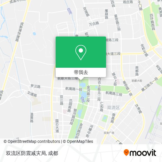 双流区防震减灾局地图