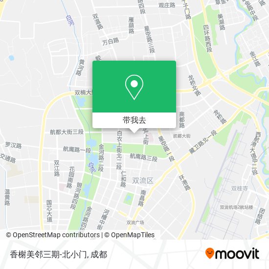 香榭美邻三期-北小门地图