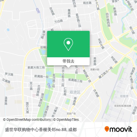 盛世华联购物中心香榭美邻no.88地图